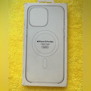 Apple iPhone 15 Pro Max Case with MagSafe - Clear OEM